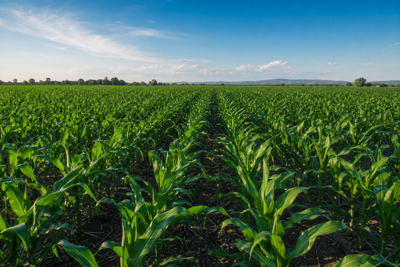 Cultivo de maíz — agricultura de precisión
